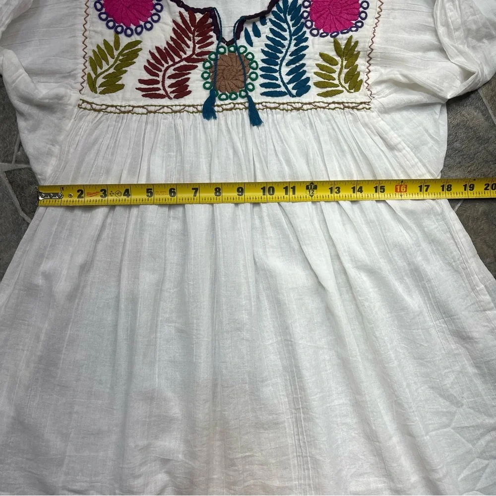 Allegra Luca Embroidered Handmade Blouse - Picture 9 of 13